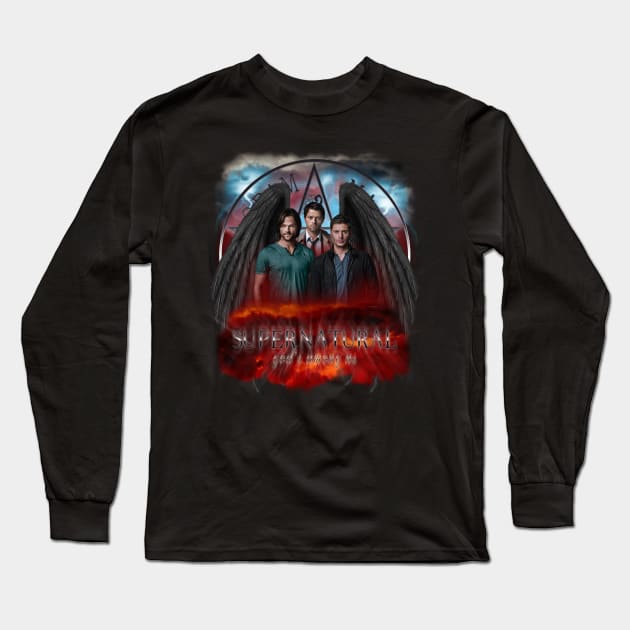 Supernatural Gods Among Us 5 Long Sleeve T-Shirt by Ratherkool